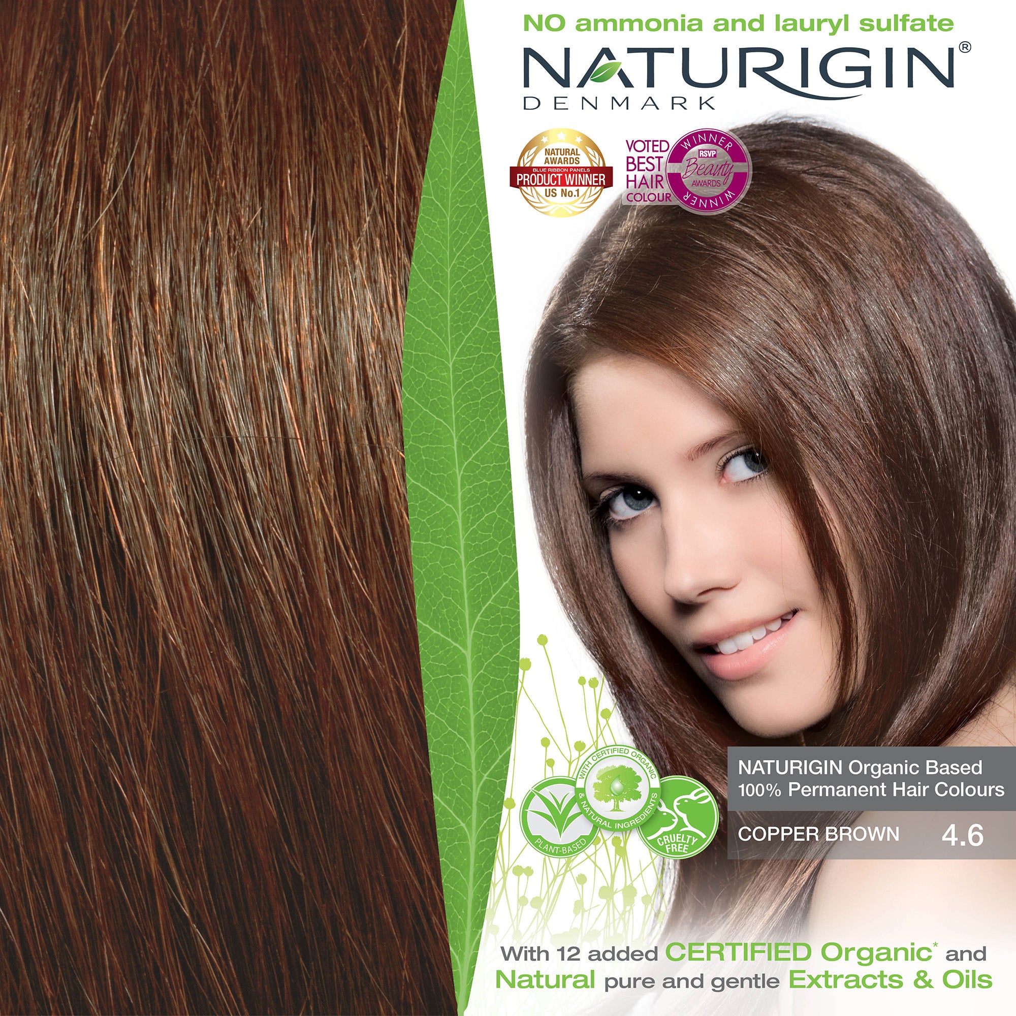 Copper Brown 4.6 Permanent Hair Colour