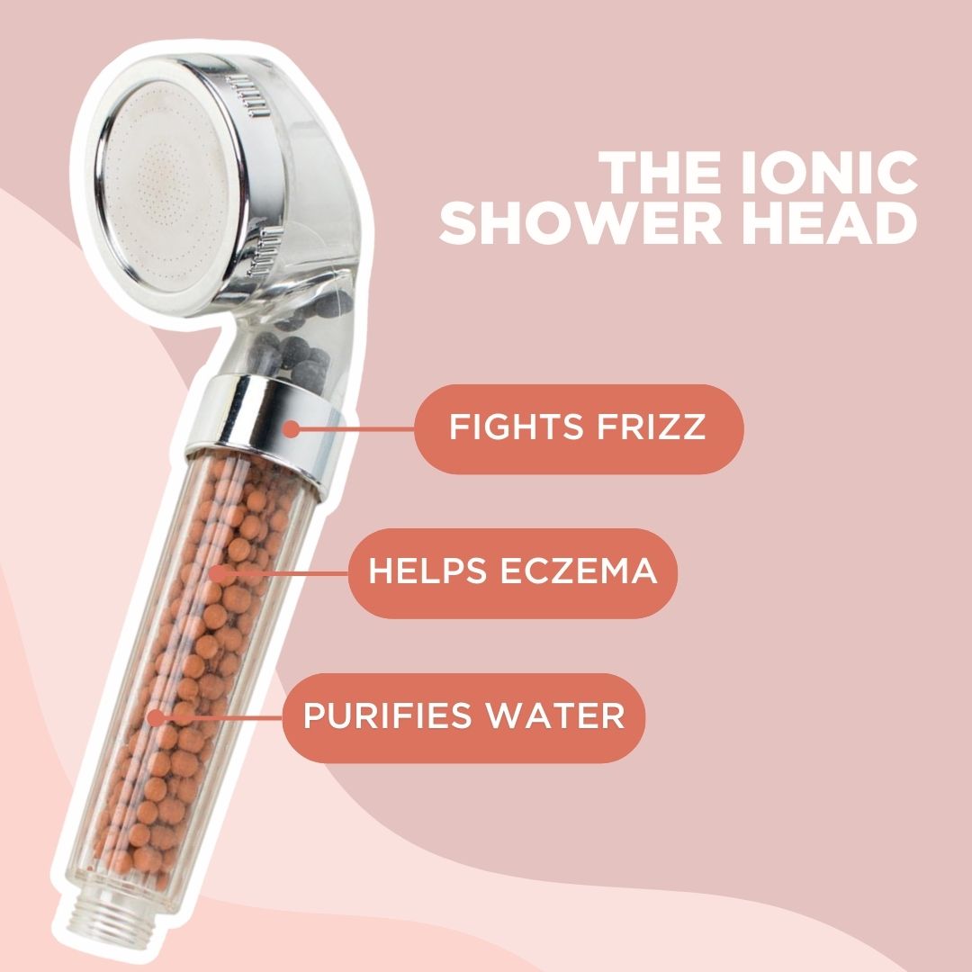 Ionic Shower Head (Protects Hair colour from Minerals, Hard Water & Chlorine)