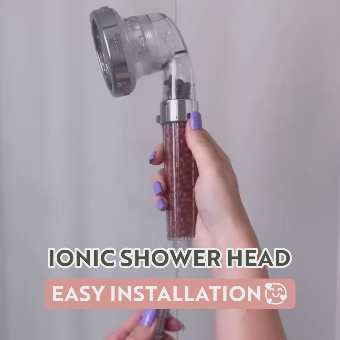 Ionic Shower Head (Protects Hair colour from Minerals, Hard Water & Chlorine)