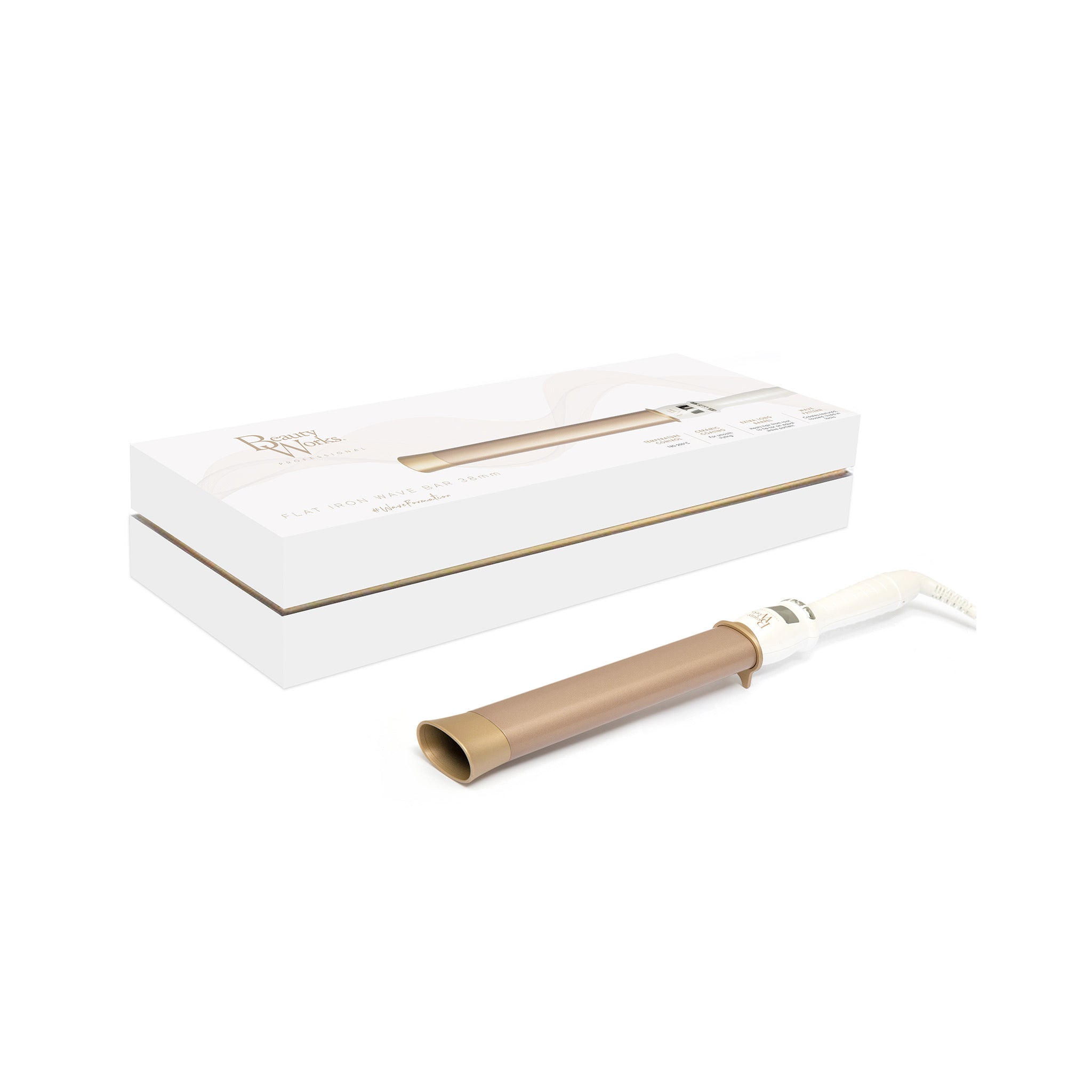 Beauty Works - Flat Iron Wave Bar 38mm