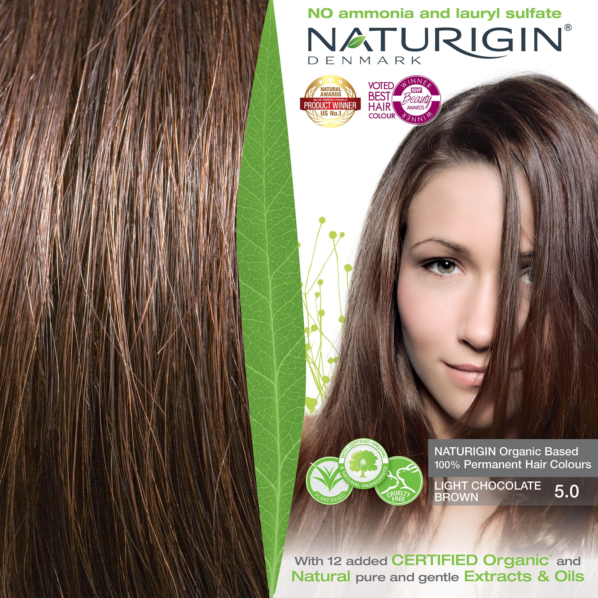 Light Chocolate Brown 5.0 Permanent Hair Colour
