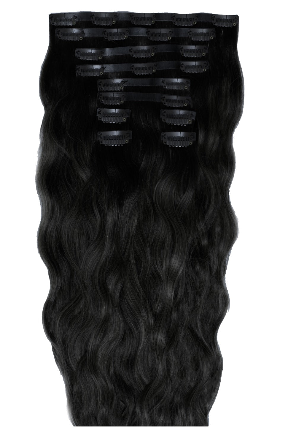 Beauty Works - Beach Wave Clip-in 22" (jet Set Black)