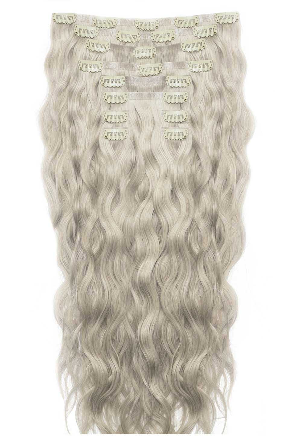 Beauty Works - Beach Wave Clip-in 22" (Silver)